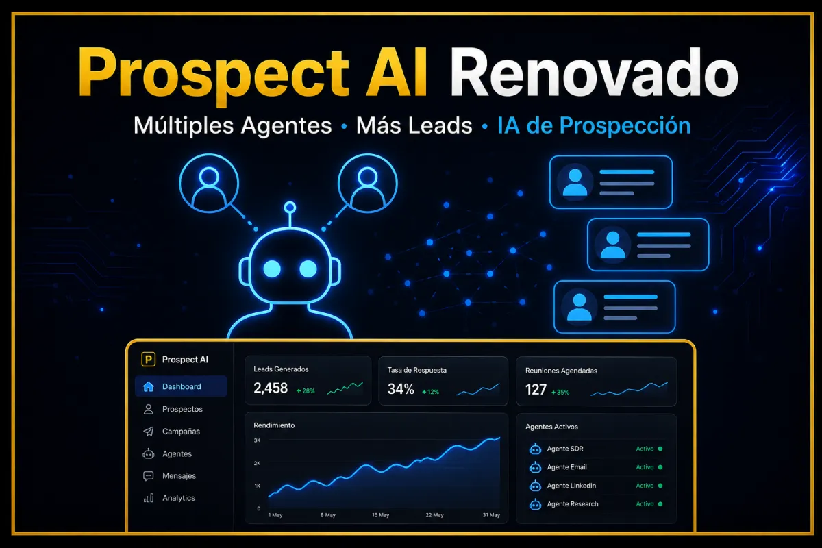 Prospect AI Renovado: Múltiples Agentes, Más Leads y Prospección Automatizada