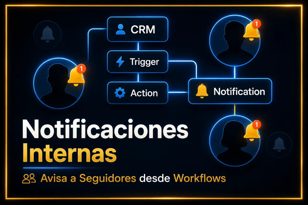 Notificaciones Internas: Avisa a Seguidores y Dueños de Oportunidades desde Workflows