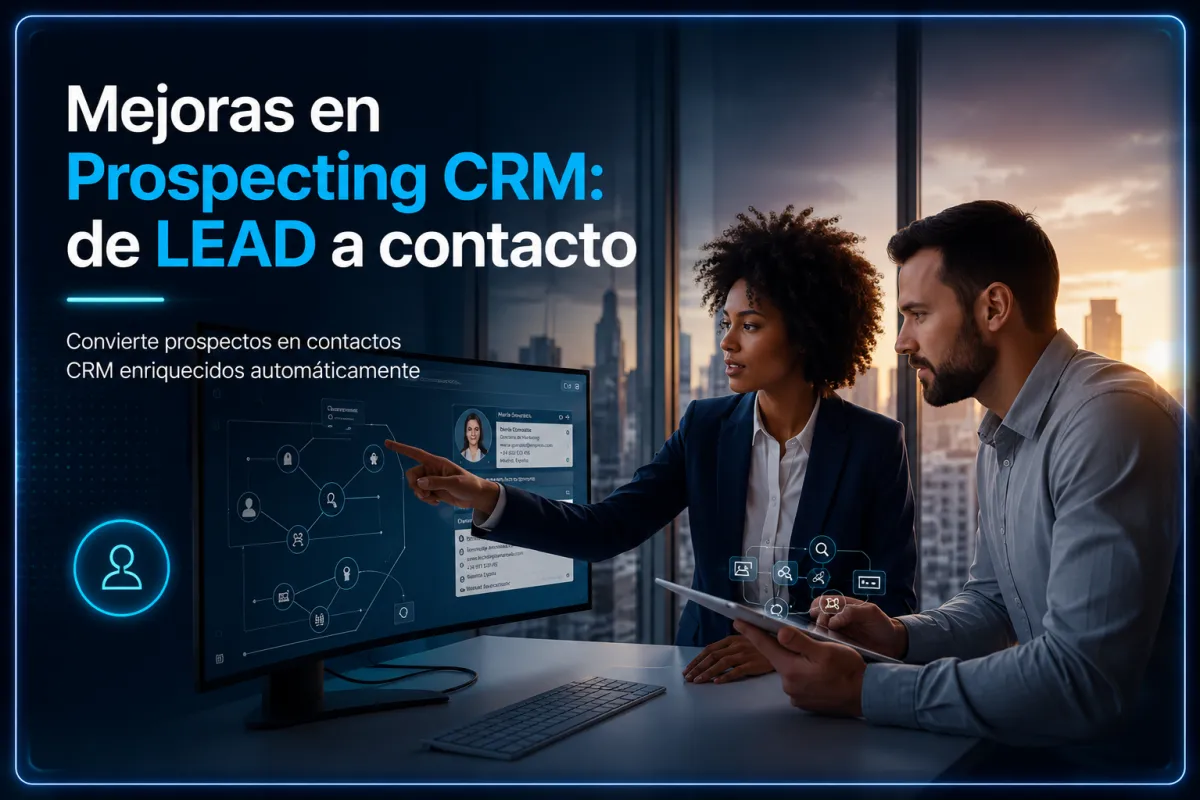 Mejoras en Prospecting CRM: De Lead a Contacto