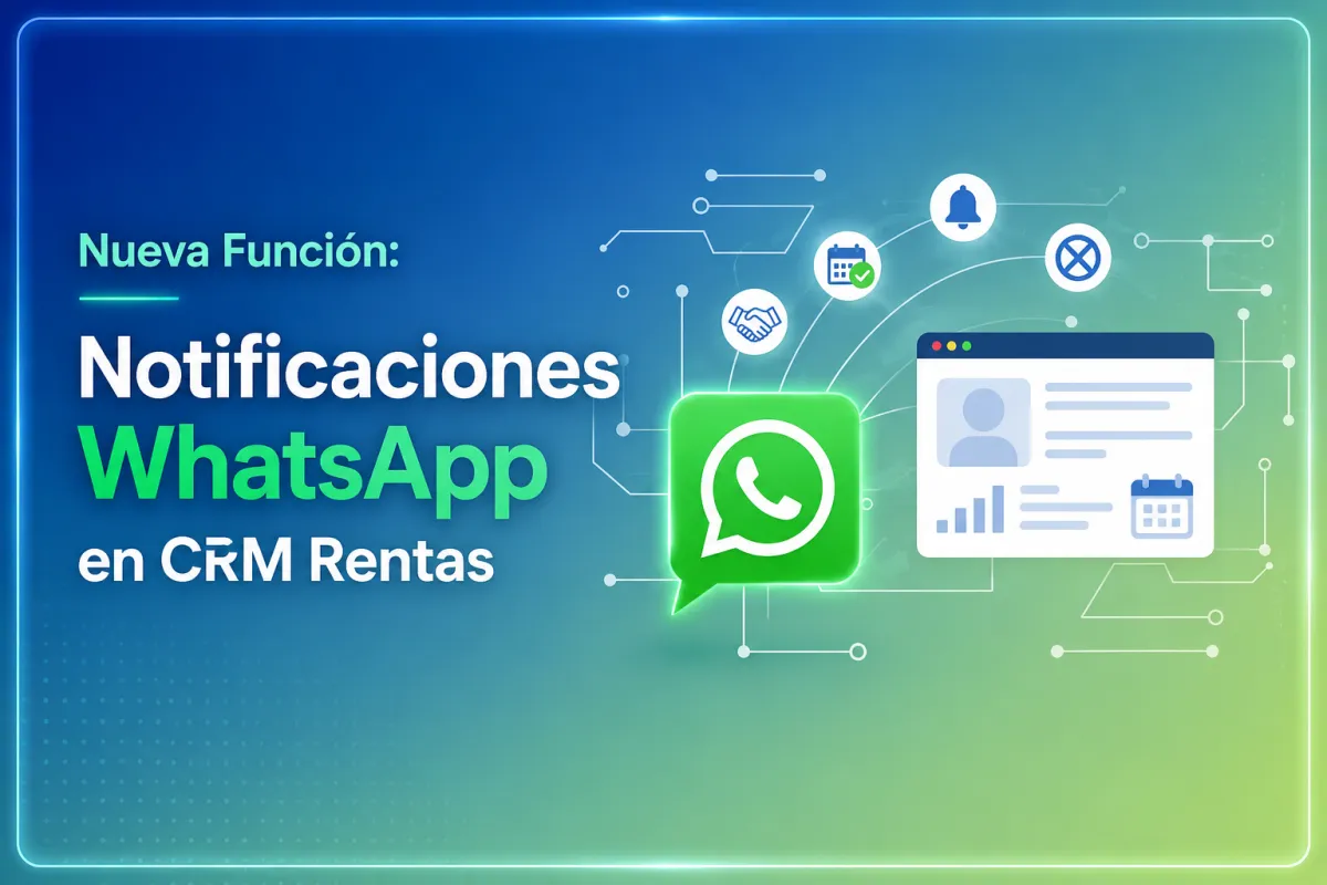 Nueva Función: Notificaciones WhatsApp en CRM Rentas