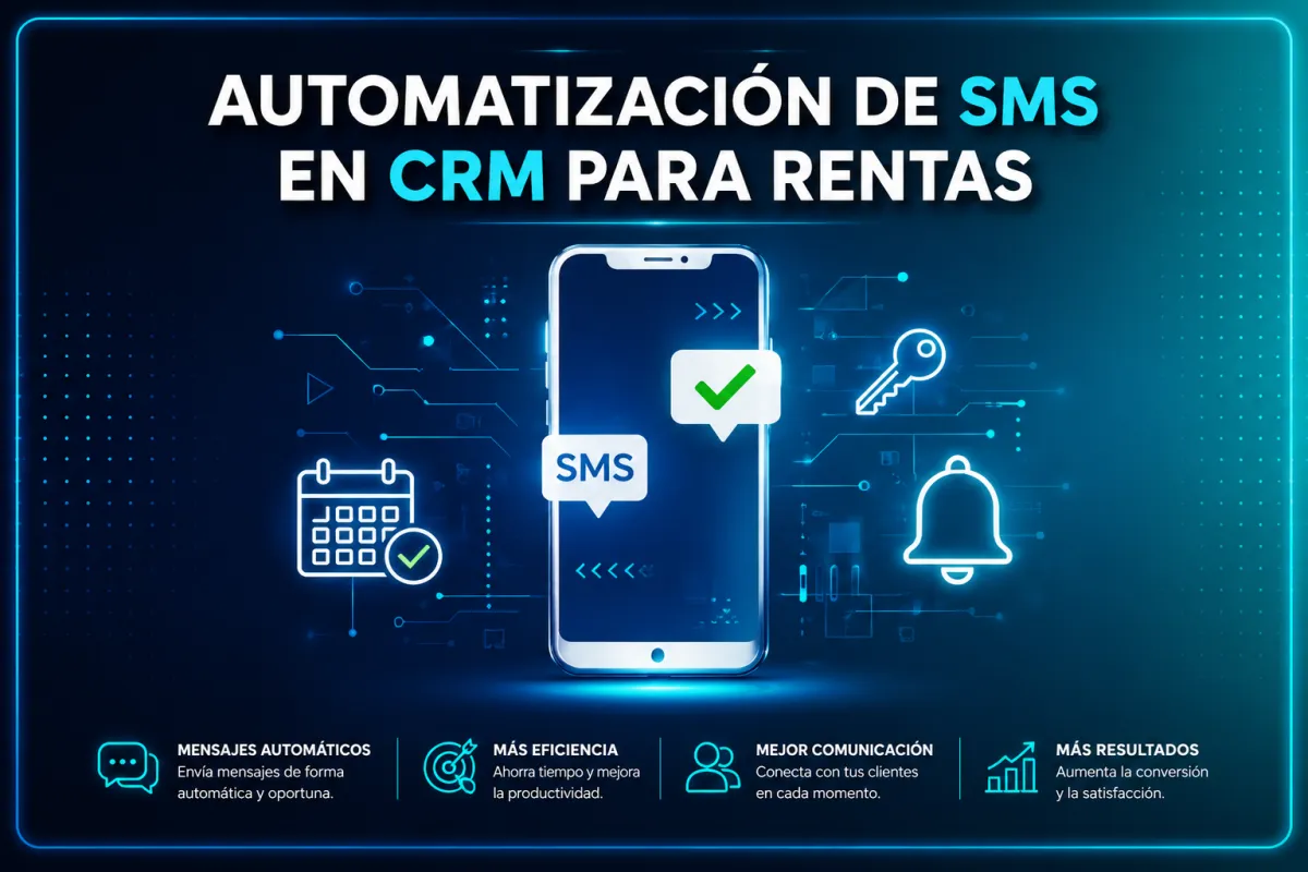 Automatización de SMS en CRM para Rentas
