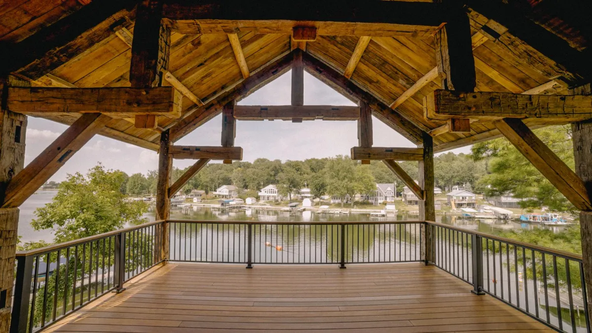 Custom Timber frame trusses