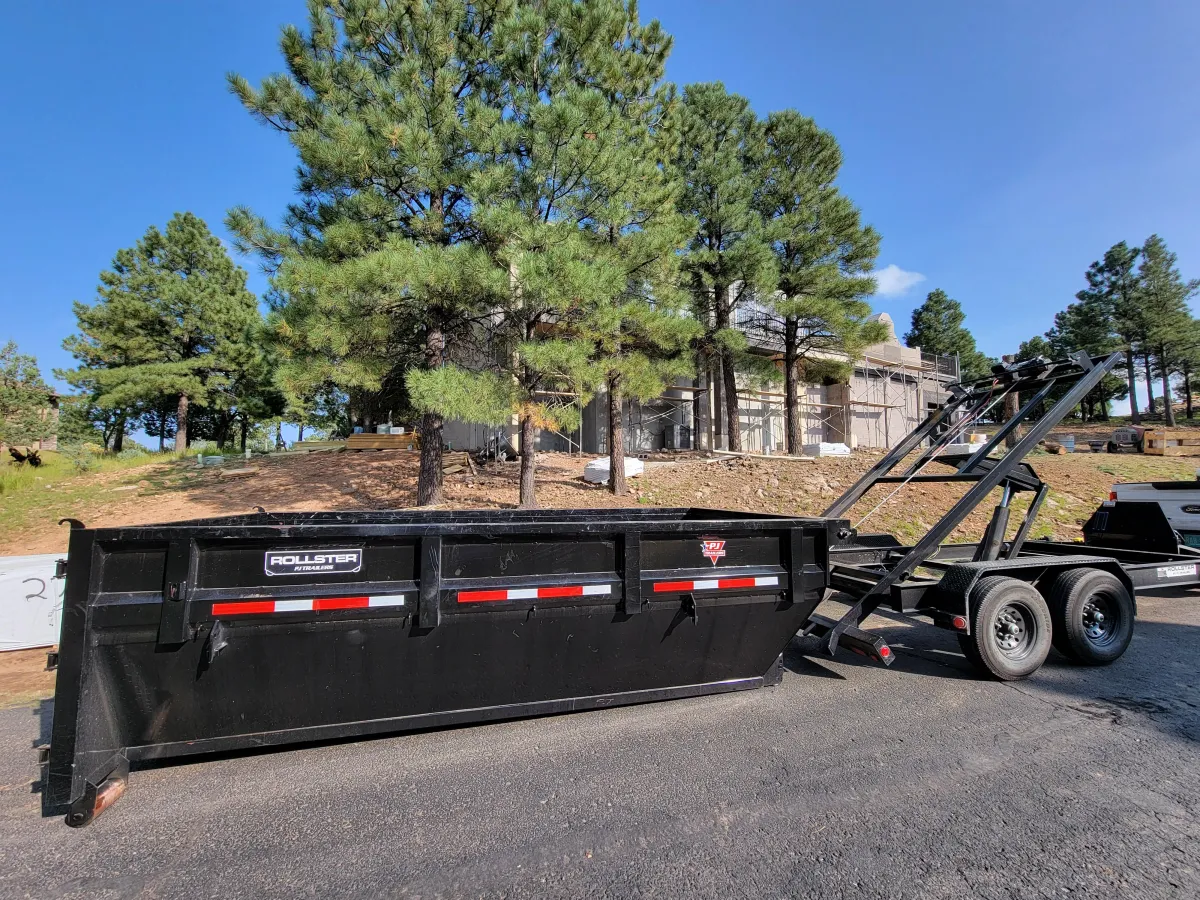 Black dumpster rental