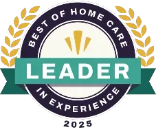 Best of Home Care Leader in Experience 2025 badge