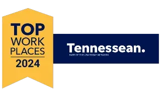 Top Work Places 2024 according to the Tennesean Badge