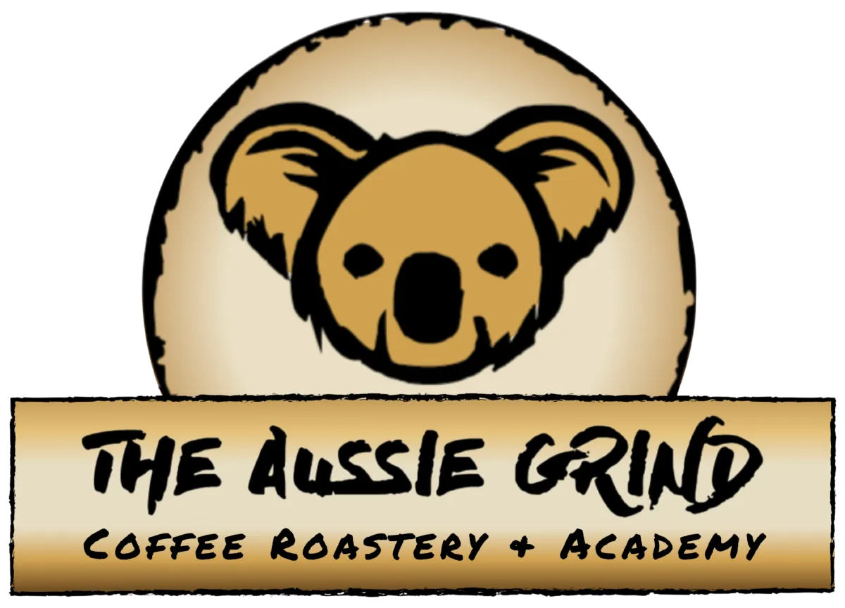 the aussie grind coffee roastery and academy logo