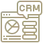 Icon representing digital marketing services, featuring elements of web design, email campaigns, and CRM integration, aligned with Cory Media Group's branding and focus on enhancing online presence for small businesses.
