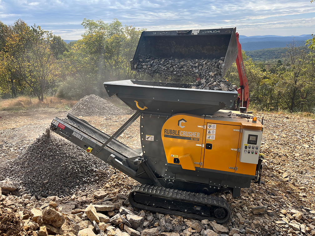 RC-150T  Tracked jaw Crusher