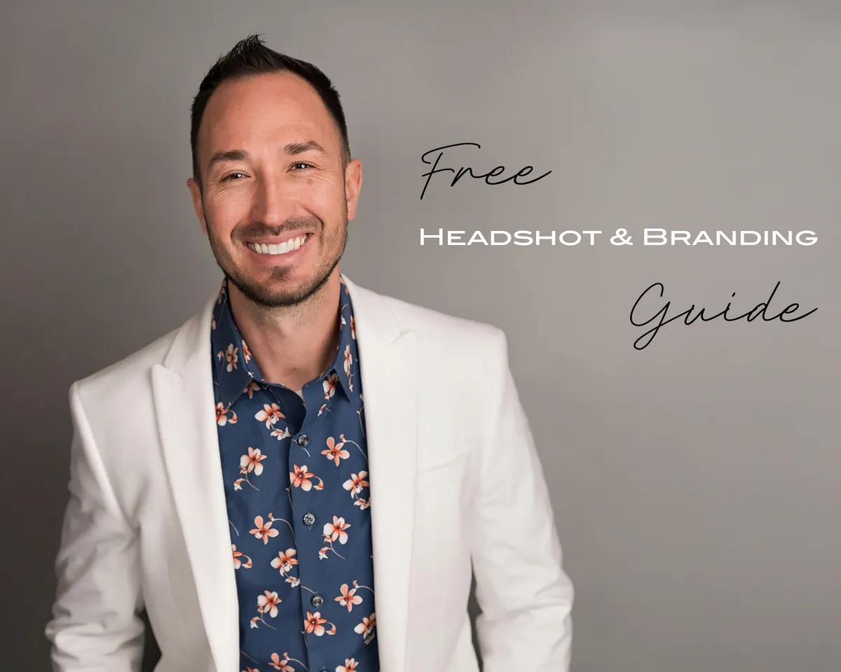 Cover of the free headshot and personal branding guide