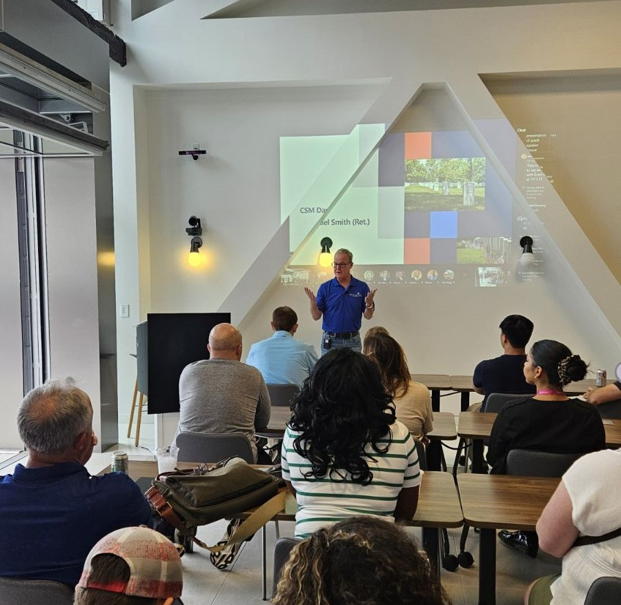 Volunteers at the Flowers of Remembrance event