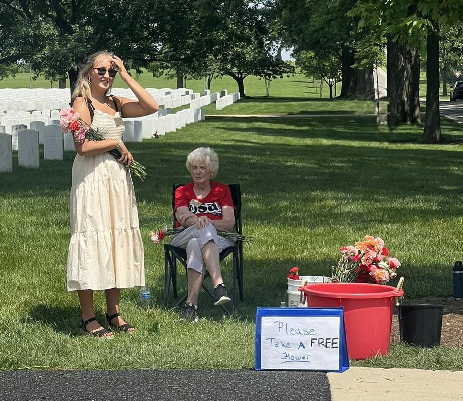 Flowers of Remembrance event