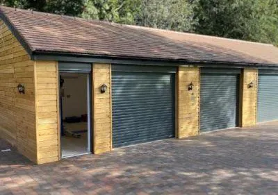 Garage and driveway build project in Wolverhampton