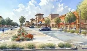 Backyard deck with kitchen and shade cover in Sunnyside, Fresno