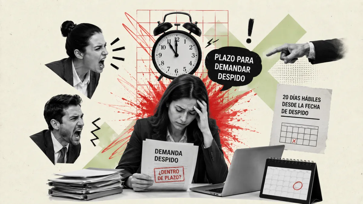 ¿Cuánto tiempo tengo para demandar por despido injustificado?