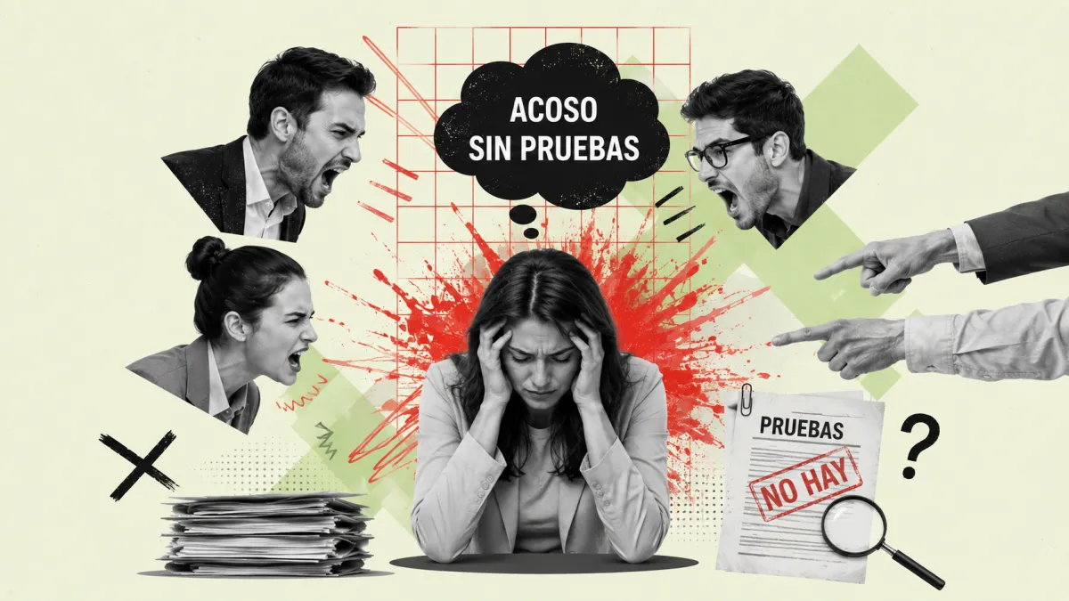¿Puedo denunciar acoso laboral si no tengo pruebas?