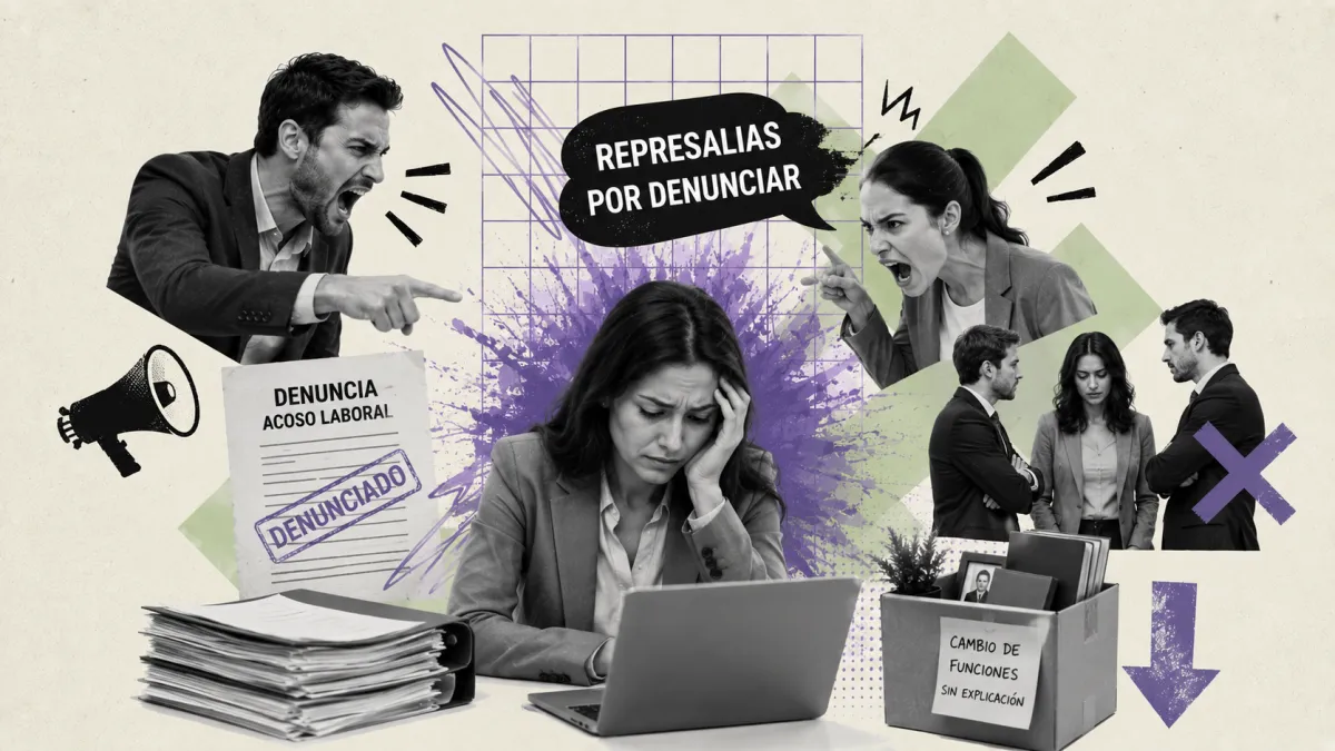 Represalias por denunciar en el trabajo: qué dice la ley