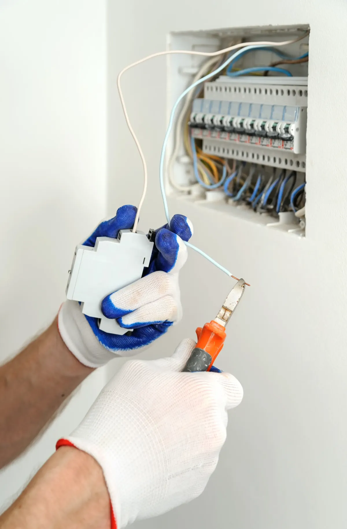 Electrical Services San Diego — Electrician at work — AAA Pro Systems