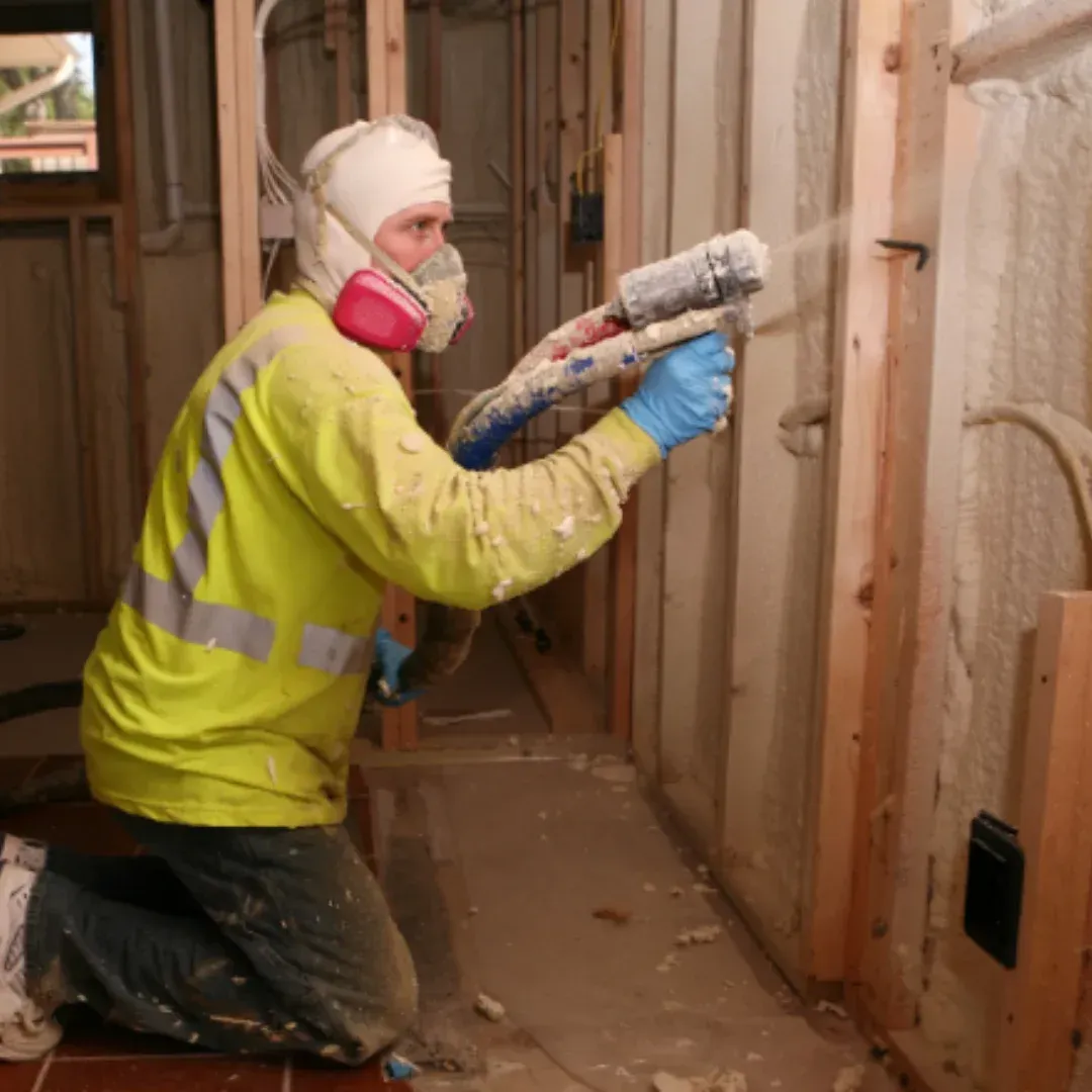 Open-cell spray foam applied to attic and wall cavities for energy savings in Texas homes by 903 Spray Foam in Sumner, TX