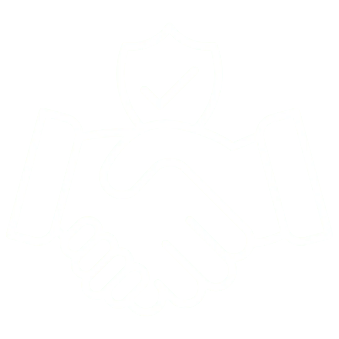 Handshake icon symbolizing 903 Spray Foam’s commitment to honesty and transparent service in Sumner, TX