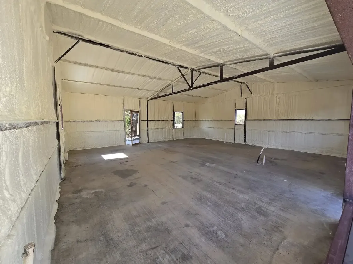 Interior of building insulated with spray foam by 903 Spray Foam to improve comfort and efficiency across Texas homes