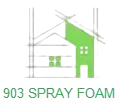903 Spray Foam logo with tagline ‘Insulation doesn’t cost, it pays!’ promoting energy savings in Sumner, TX