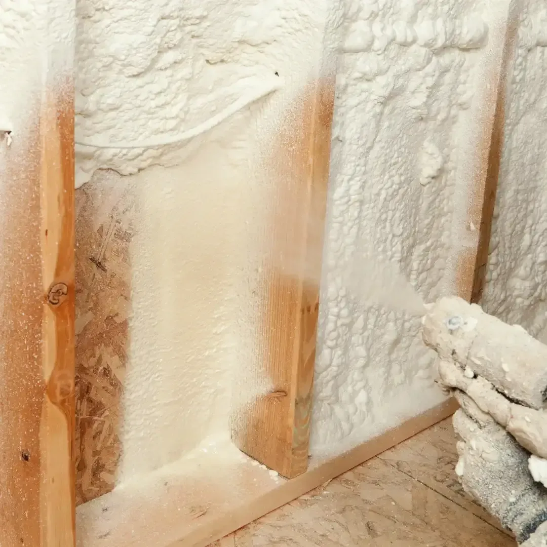 Professional spray foam installation in wall cavities for airtight sealing by 903 Spray Foam in Sumner, TX