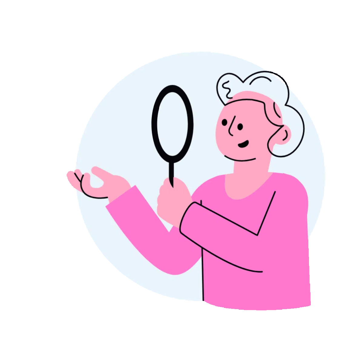 woman in black long sleeve shirt holding pen and macbook pro