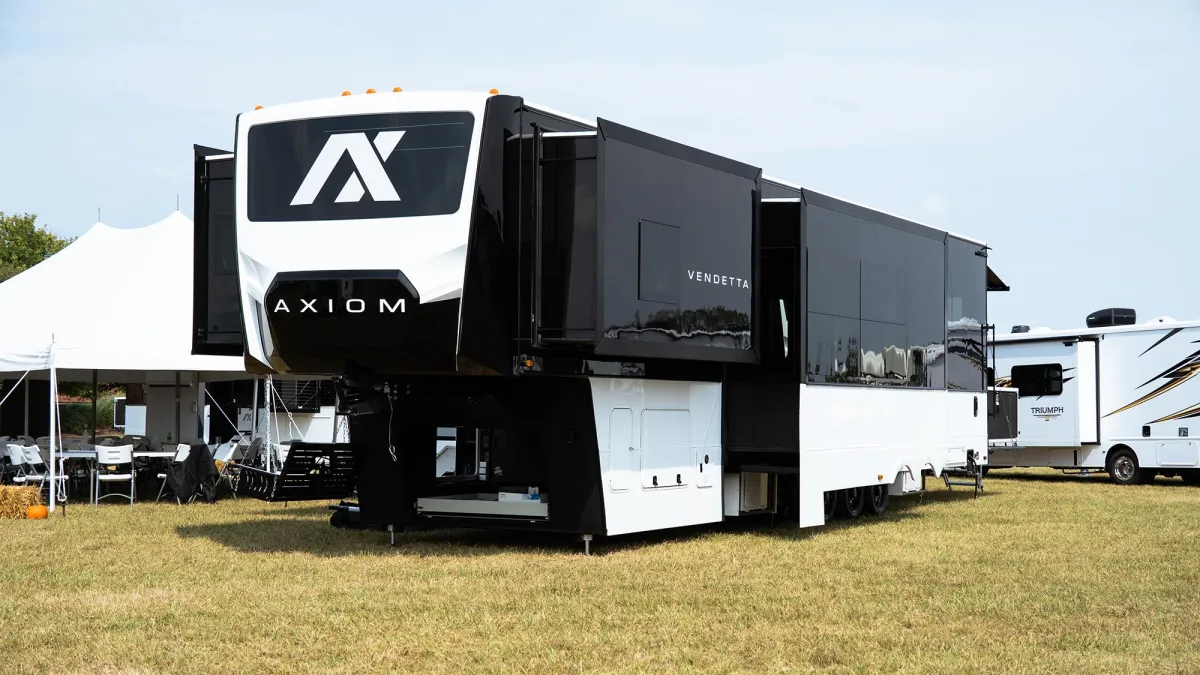 ATV parked on soil ground during day