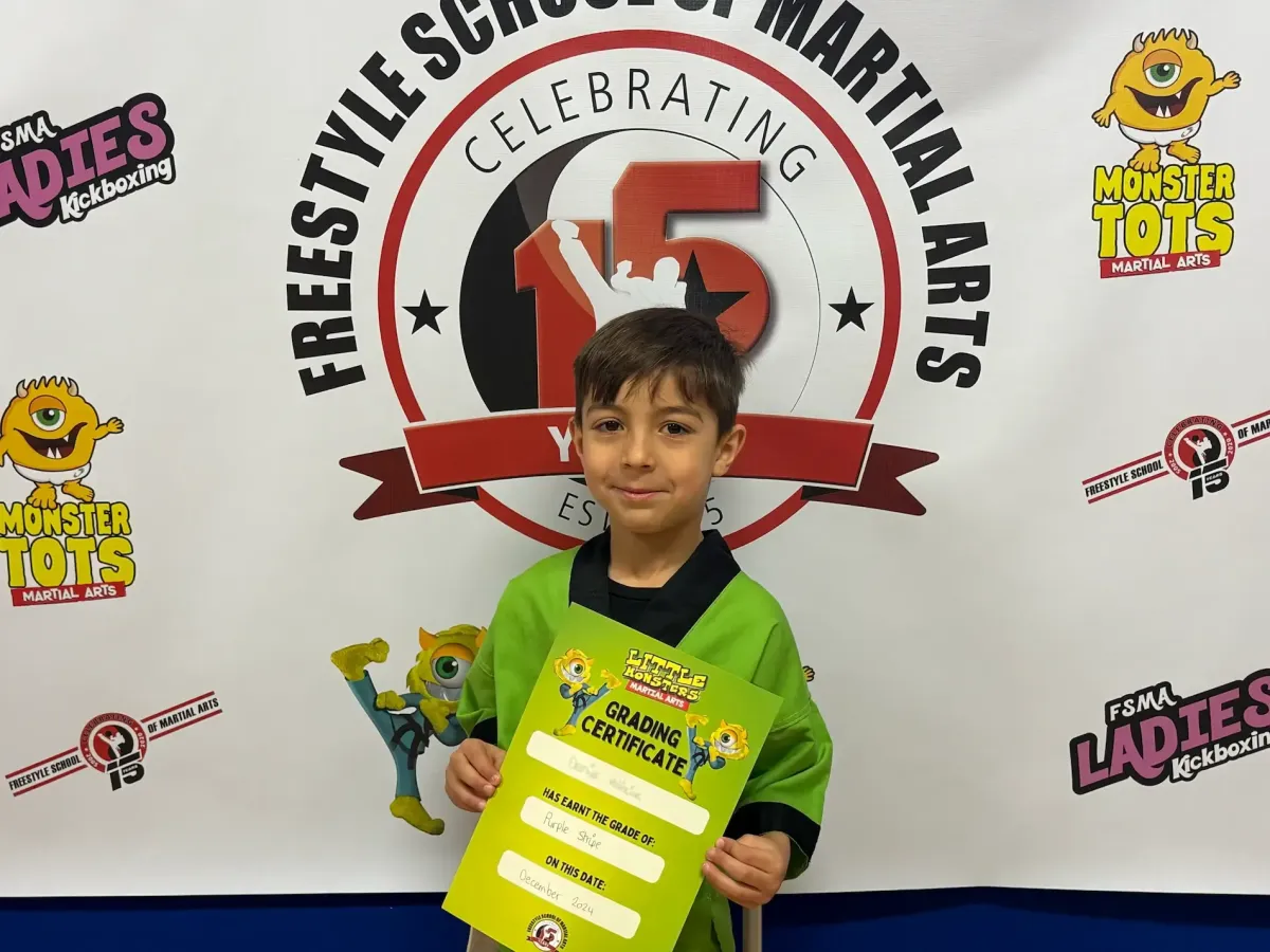 Little Monster earning a new grade.