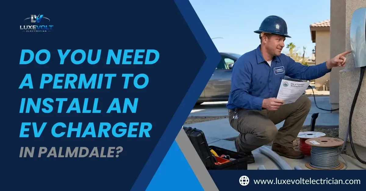 Permit to Install an EV Charger in Palmdale