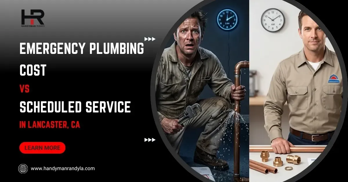 Emergency Plumbing Cost vs Scheduled Service