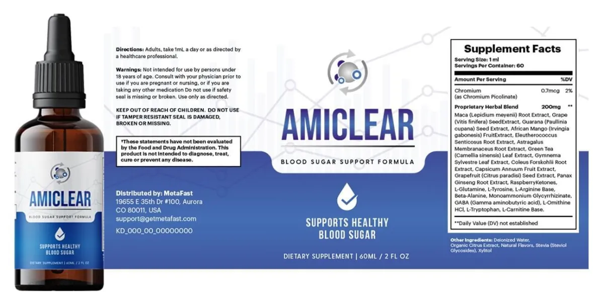Amiclear Supplements
