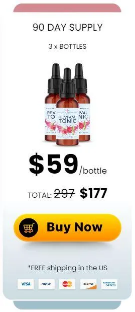 Revival Tonic $59 Per Bottle