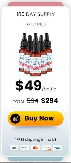 Revival Tonic $49 Per Bottle