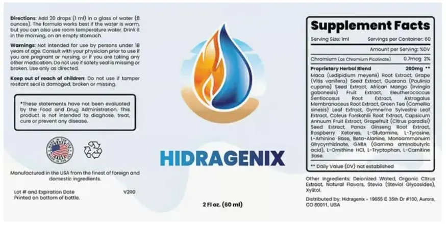 Hidragenix 78% Discount