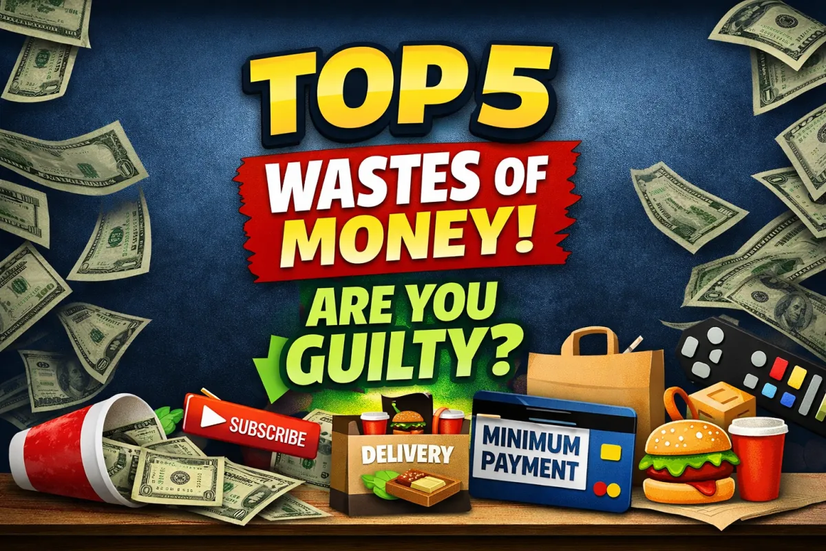 Top 5 Ways People Accidentally Waste Money Every Month