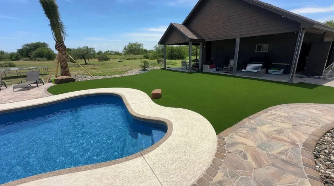 Low-Maintenance Turf Install