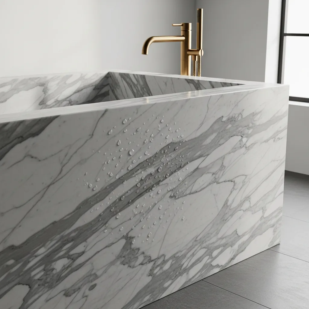 The Best Marble for London Bathrooms: A Guide to Carrara, Calacatta, and Arabescato Finishes