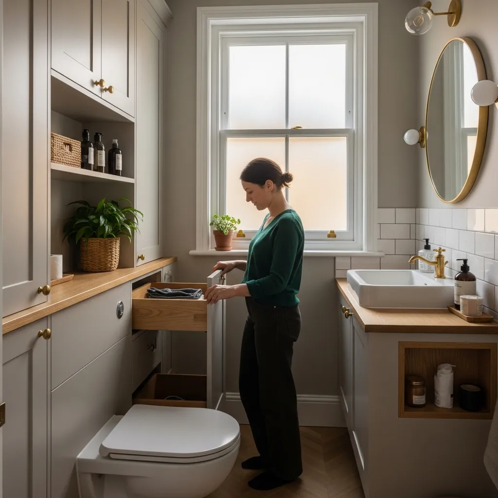 Smart Storage for Narrow Bathrooms: Custom Joinery Solutions for London Homes