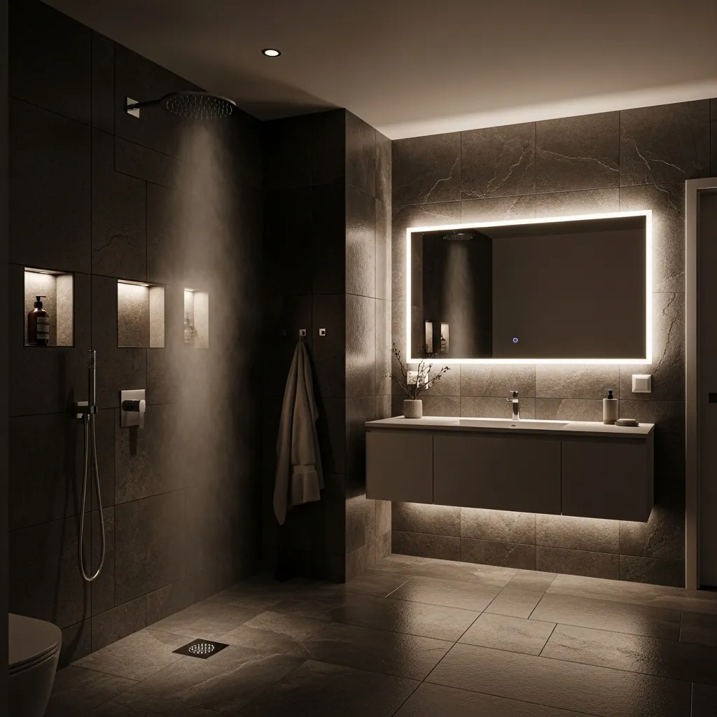 Lighting Zones & IP Ratings: How to Safely Light a Luxury Bathroom According to UK Regulations