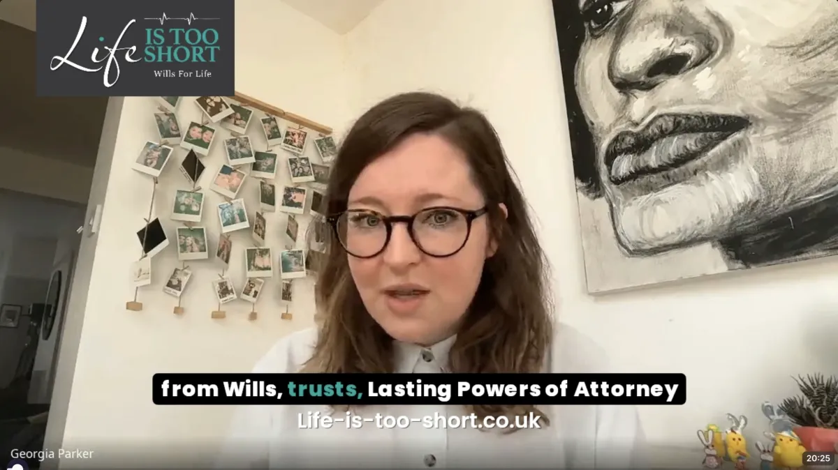 Georgia Parker of Life Is Too Short on LPAs