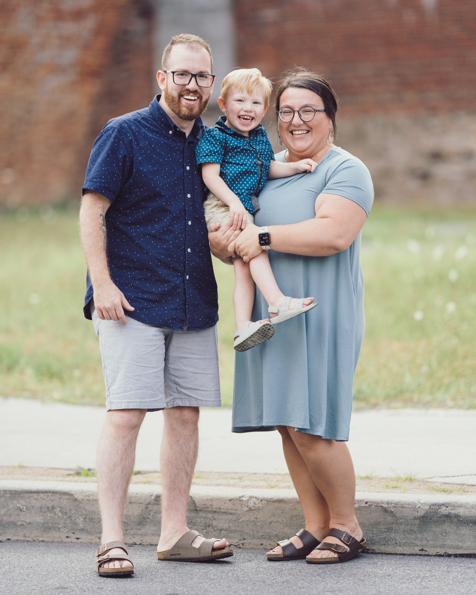 Outdoor family portrait