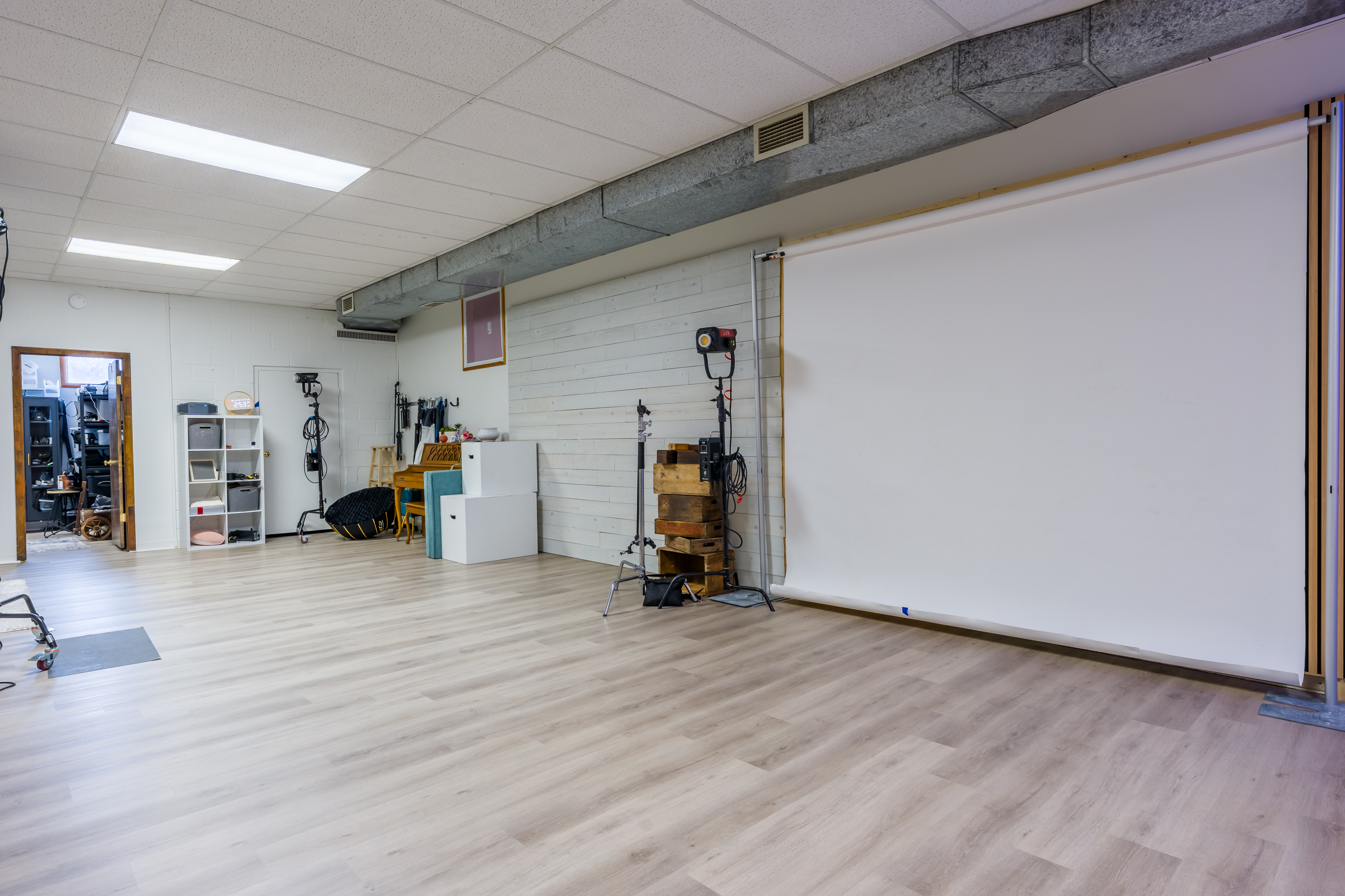 Studio setup for portraits