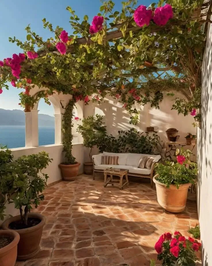 spanish colonial garden