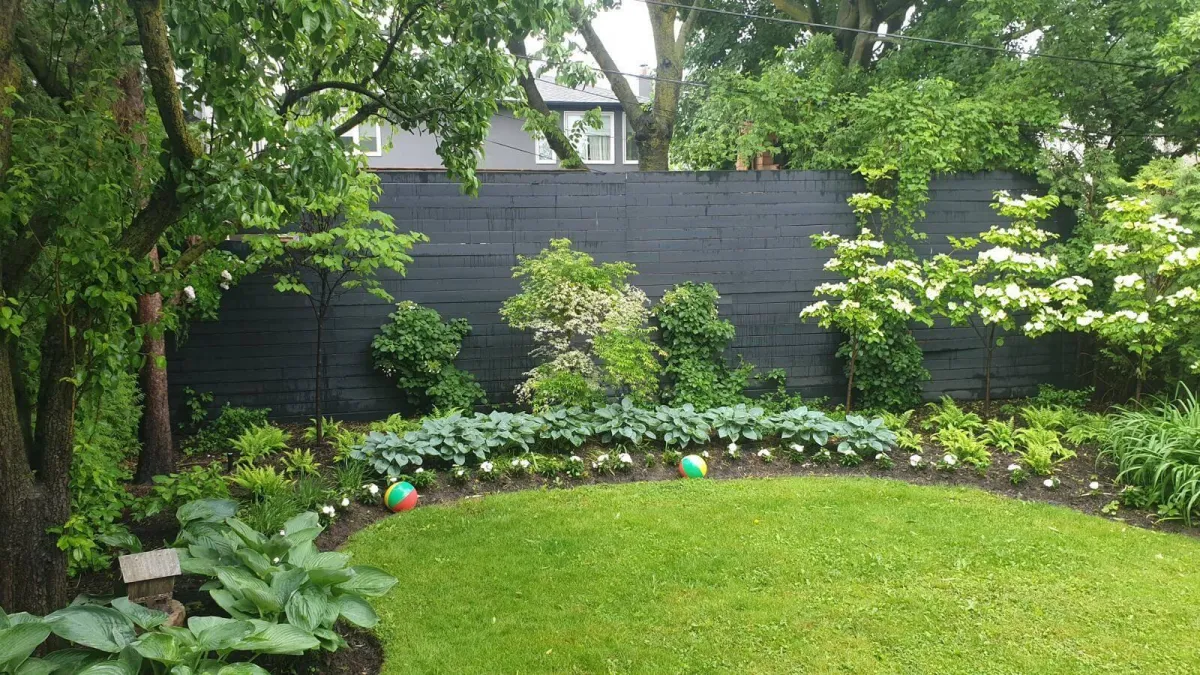 Garden landscape design