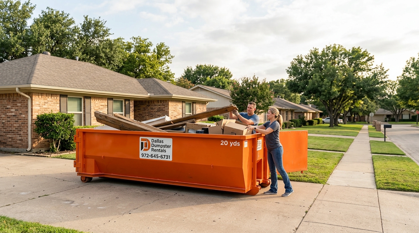 Affordable 20 Yard Dumpster Rental Dallas Prices | Local Guide