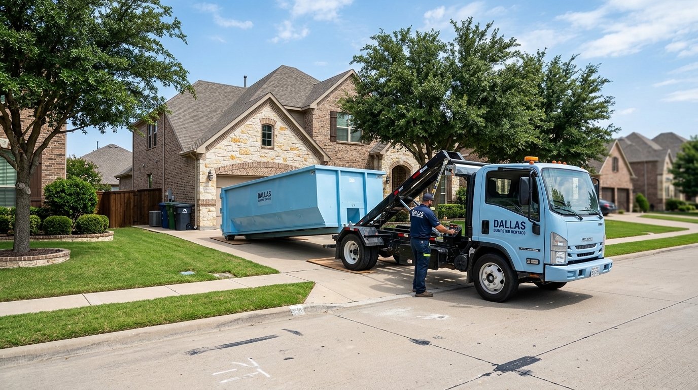 How to Prepare for a Residential Dumpster Delivery in Dallas