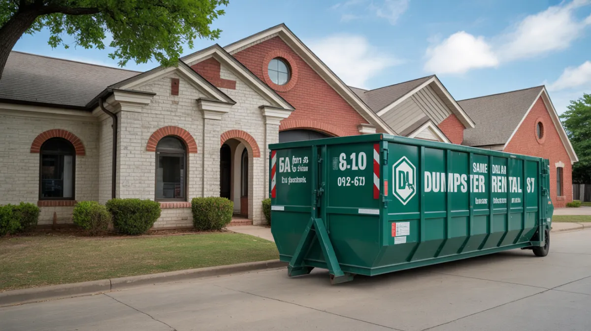 Same Day Dumpster Rental Dallas TX | Fast Roll-Off Service