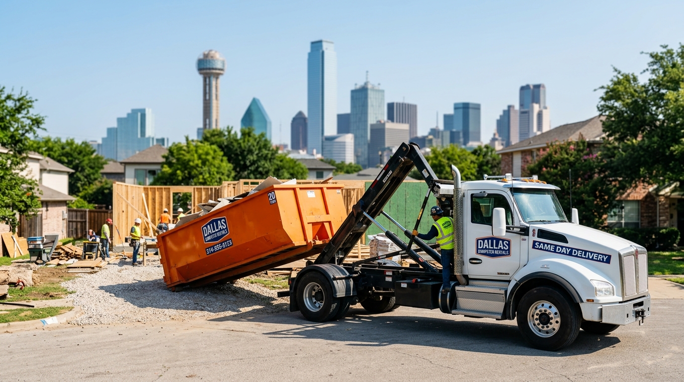 Same Day Dumpster Delivery Dallas Fort Worth | Quick Roll-Offs