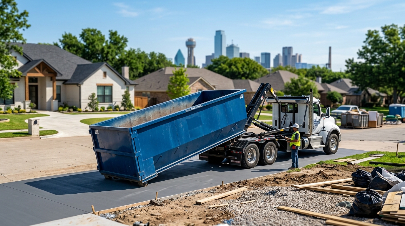 Affordable Roll Off Dumpster Rental DFW Area - Book Now